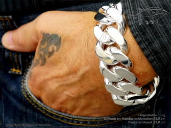 Curb Chain Bracelet Extra Breadth B28.0L24
