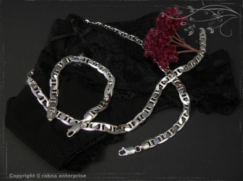 Steg-Curb Chain Bracelet B7.5L18