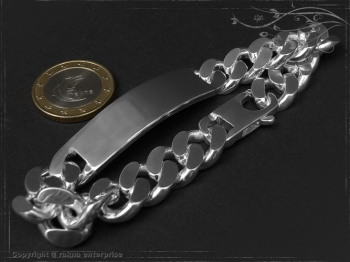 Curb Chain ID-Bracelet  B12.5L24