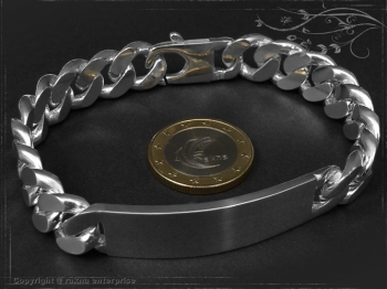 Curb Chain ID-Bracelet  B12.5L24