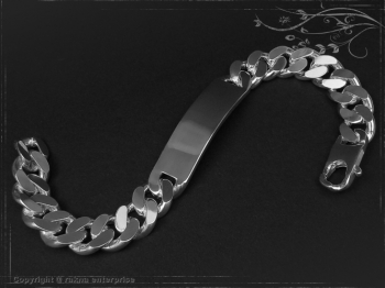 Curb Chain ID-Bracelet  B12.5L24