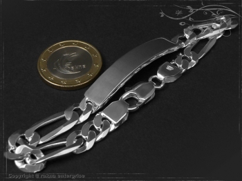 Figaro Chain ID-Bracelet  B8.0L18