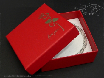 Geschenkverpackung fr Silberketten und Armbnder RRK-Gold