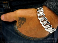 Curb Chain Bracelet Extra Breadth B19.0L19