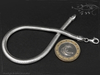 Schlangenkette Armband oval D4.5L17
