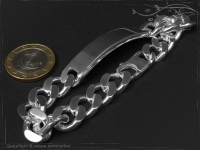 ID Panzerarmband Gravur-Platte B10.5L23cm