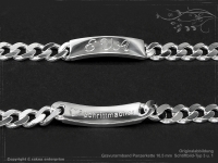 ID Panzerarmband Gravur-Platte B10.5L24cm