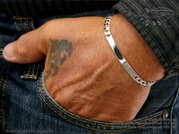 ID Panzerarmband Gravur-Platte B5.5L18cm