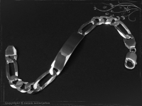 Figaro Chain ID-Bracelet  B10.0L19