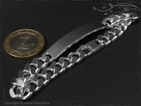 ID Panzerarmband Gravur-Platte B8.0L17cm