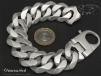 Panzerarmband B23L21 Stonewashed mattiertcm