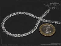 Doppel Panzerkette Armband B4.6L20cm