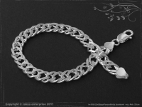 Zwillings Panzerkette Armband B8.0L17cm