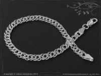 Zwillings Panzerkette Armband B5.5L18cm