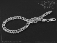 Zwillings Panzerkette Armband B5.5L24cm