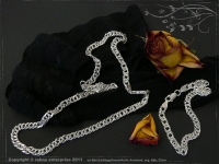 Zwillings Panzerkette Armband B5.5L24cm