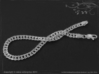 Zwillings Panzerkette Armband B4.5L21cm