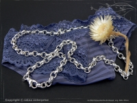 Silberkette Erbsenkette Armband B8.2L22cm