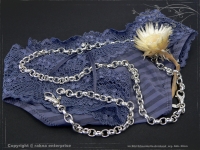 Silberkette Erbsenkette Armband B7.0L25cm